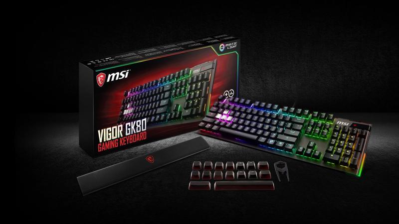 MSI VIGORGK80TR Vigor GK80 Kablolu Q TR Siyah Klavye