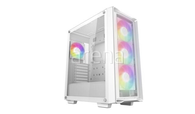DEEPCOOL CC560-MESH-WH-V2 Mid-Tower ATX Mesh Ön Panel 4 Dahili ARGB Fanlı Kasa Beyaz