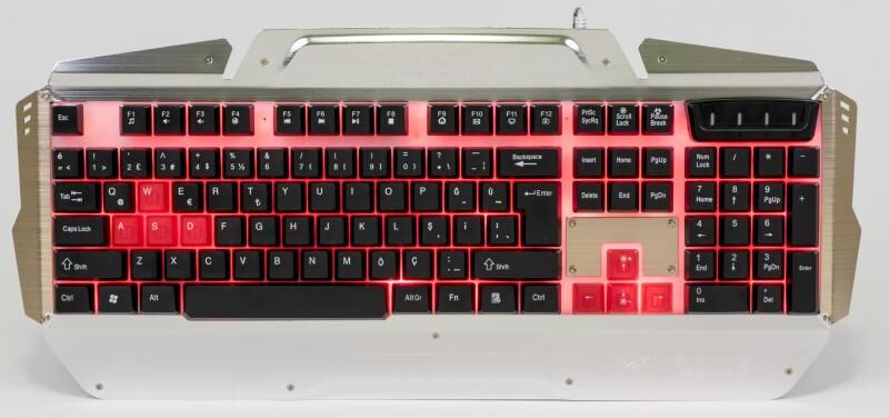 GANG Kablolu Full Metal Kasa 1ms Tepki Multimedya Gaming Klavye GK06