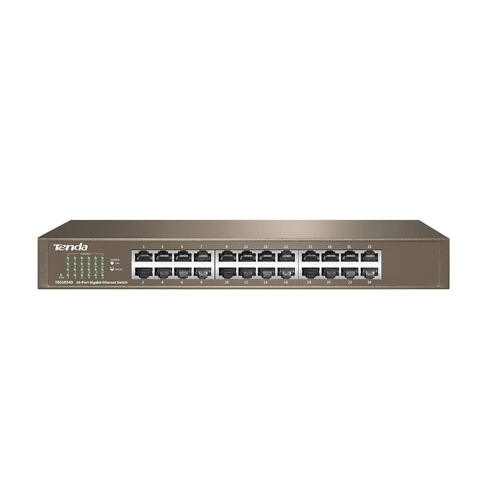 TENDA TEG1024D 24Port 10/100/1000 Rack-M Switch