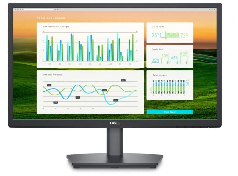 DELL E2222HS E- Serisi, 22 Monitor, 21,5'' 1920X1080, 5MS, VGA, DP, HDMI  Led  monitör