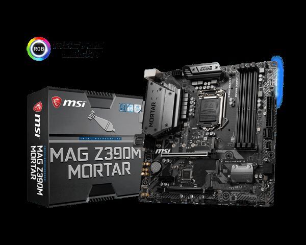 MSI Intel Z390M 1151 DDR4 HDMI,DVI,DP Anakart MAG_Z390M_MORTAR