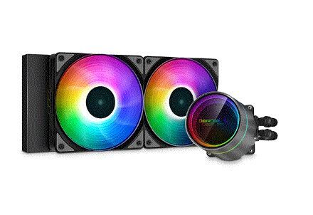 DEEPCOOL CASTLE240EXARGB CASTLE 240EX A-RGB 240mm Siyah Sıvı Soğutma