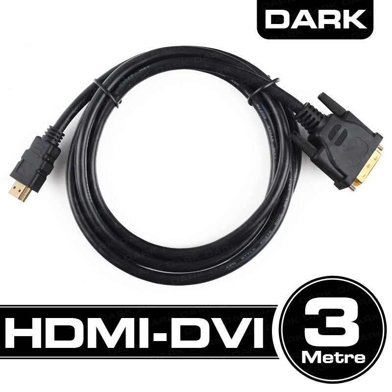 DARK DK-CB-DVIXHDMIL300 3m DVI-HDMI Çift Yönlü Görüntü Kablosu