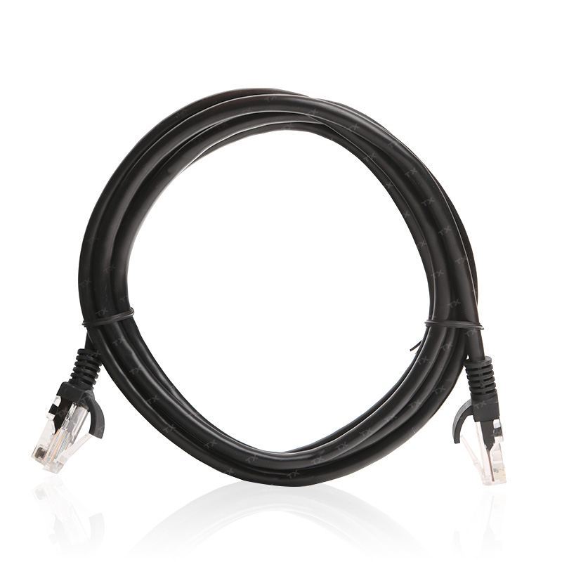 TX TX-CB-NT5U200B Cat5E 2m CCA Solid UTP Siyah Network Kablosu