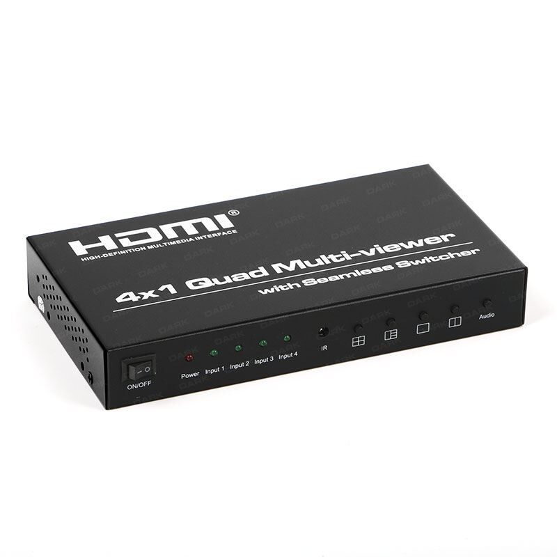 DARK DK-HD-MW4X1 4 GİRİŞ-1 ÇIKIŞ UZAKTAN KUMANDALI FULL HD 1080P HDMI SWITCH (ÇOKLAYICI)
