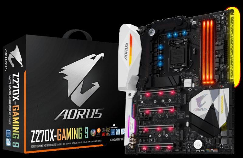 GIGABYTE GA-Z270X-GAM-9 Intel Z270 1151 DDR4 4133MHz HDMI/DVI Gaming Anakart