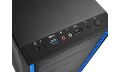 DEEPCOOL 1xUSB2.0 1xUSB3.0 1xAudio 1xMic 120mm Fan Siyah Kasa