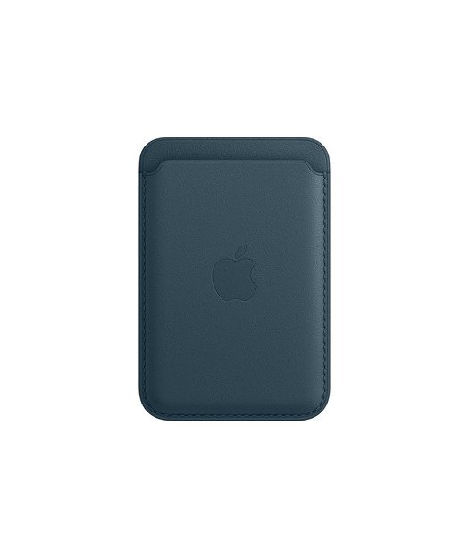 iPhone12 | 12Pro Deri Cüzdan Baltık Mavisi