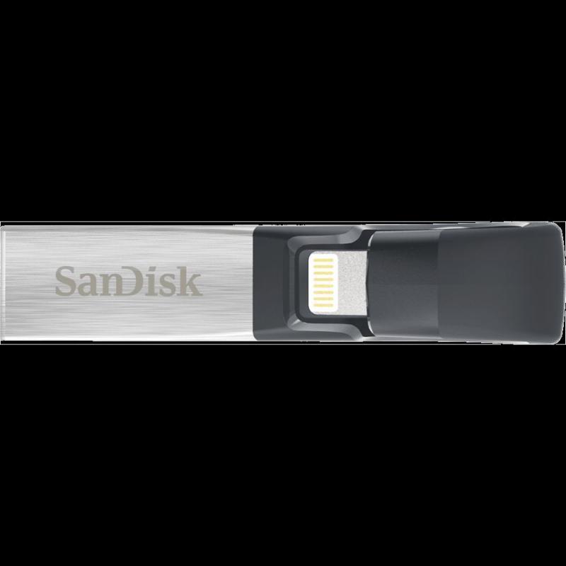 SANDISK 64GB IOS Ixpand Flash Drive USB3.0 Metalik Gri USB Bellek SDIX30N-064G-GN6NN