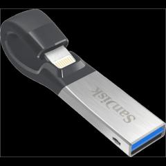 SANDISK 64GB IOS Ixpand Flash Drive USB3.0 Metalik Gri USB Bellek SDIX30N-064G-GN6NN