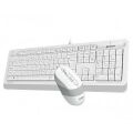 A4 TECH F1010-BEYAZ F1010 Kablolu Q TR Multimedya Klavye Mouse Set