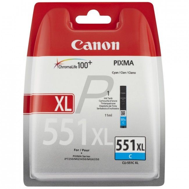 CANON CLI-551C-XL 700 Sayfa Mavi Kartuş