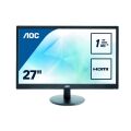 AOC E2770SH 27'' 1920x1080 1ms 60Hz 2W VGA,DVI,HDMI Siyah LED Monitör