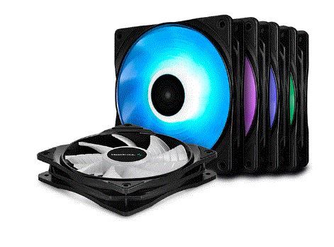 DEEPCOOL RF120-5IN1 RF120-5 IN 1 120×120×25mm RGB LED Renkli Soğutma