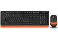 A4 TECH FG1010-TURUNCU FG1010 Kablosuz Q TR Multimedya Klavye Mouse Set