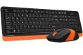 A4 TECH FG1010-TURUNCU FG1010 Kablosuz Q TR Multimedya Klavye Mouse Set