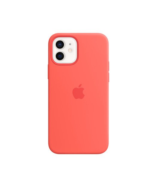 Apple iPhone 12 ve 12 Pro with MagSafe Pembe Greyfurt Silikon Kılıf MHL03ZM/A - Pembe