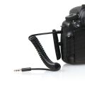 DARK 1 Metre 3.5mm Spiralli Stereo Ses Bağlantı Kablosu