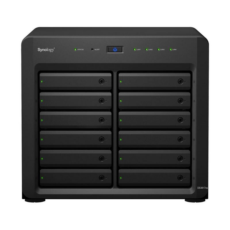 SYNOLOGY DS3617XS NAS SERVER 12 ADT. 3,5''DISK DESTEKLI