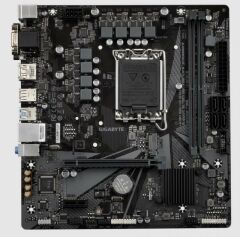 GIGABYTE H610M-S2H-V2-DDR4 Intel® H610 Motherboard with 6+1+1 Hybrid Phases Digital VRM Design PCIe