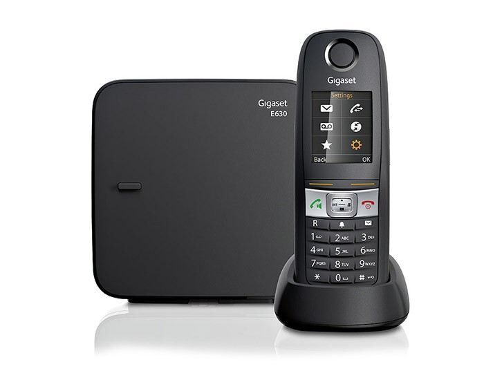 GIGASET 200 Rehber Caller ID Handsfree Sms Dect Telefon E630-BLACK
