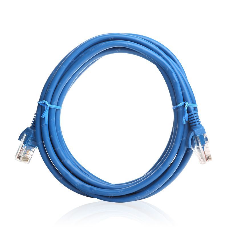 TX TX-CB-NT5U300BU Cat5E 3m CCA Solid UTP Mavi Network Kablosu