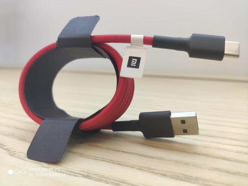 XIAOMI MI-TYPE-C-RED 100CM Type-C örgülü Şarj Kablosu kırmızı