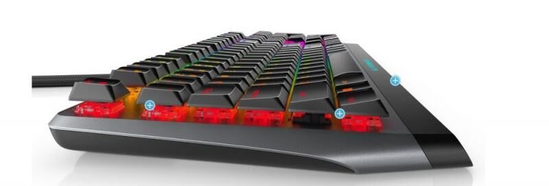 DELL 545-BBCL Alienware Low-profile RGB Mechanical Gaming Keyboard - AW510K Dark Side