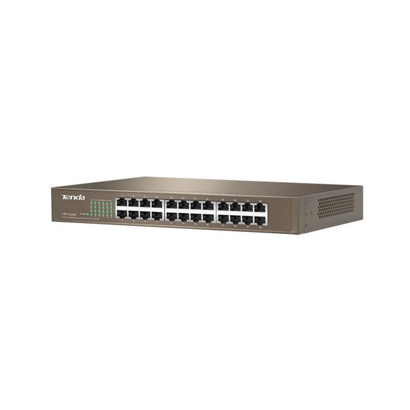 TENDA TEF1024D 10/100Mbps 24xPort Rack-M Switch