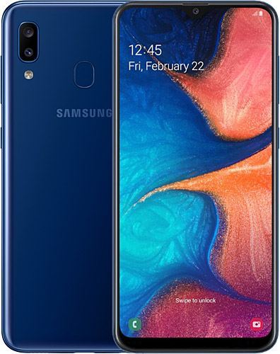 SAMSUNG A205F-32GB-BLUE GALAXY A20 2019 25MP 32GB 6,4'' MAVİ