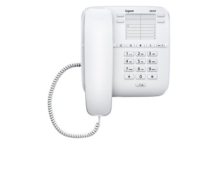 GIGASET DA310-BEYAZ Kablolu Masaüstü 10 Arama Beyaz Telefon