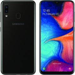 SAMSUNG A205F-32GB-BLACK GALAXY A20 2019 25MP 32GB 6,4'' SİYAH