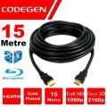 CODEGEN 15m v1.4 3D Ağ Destekli Altın Uçlu HDMI Kablosu CPS150