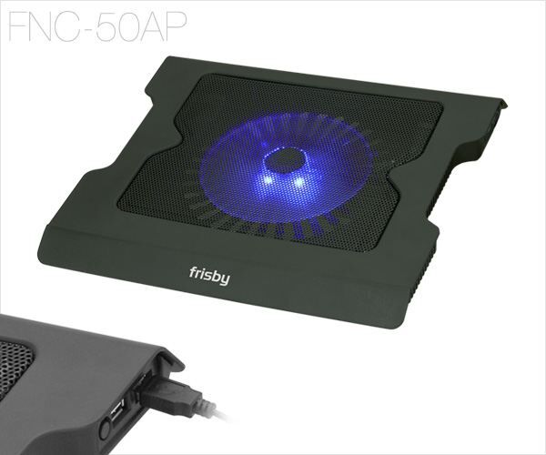 FRISBY FNC-50AP 20cm LED Fanlı 2 USB HUB lı 10''-17'' Notebook Stand ve Soğutucu