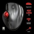 TRUST 23121 SFERIA Trackball 1600DPI İztopu Siyah Kablosuz Mouse
