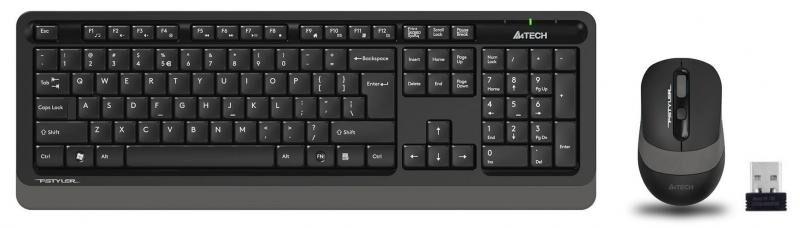 A4 TECH FG1010-GRI FG1010 Kablosuz Q TR Multimedya Klavye Mouse Set