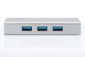 DIGITUS DA-70242 3xUSB3.0 Port 1xUSB Tip C PD Port Çoklayıcı