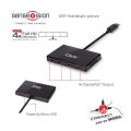 CLUB3D CSV-6400 Çoklu Akışlı Ulaştırma (MST) Hub Display Port Çevirici
