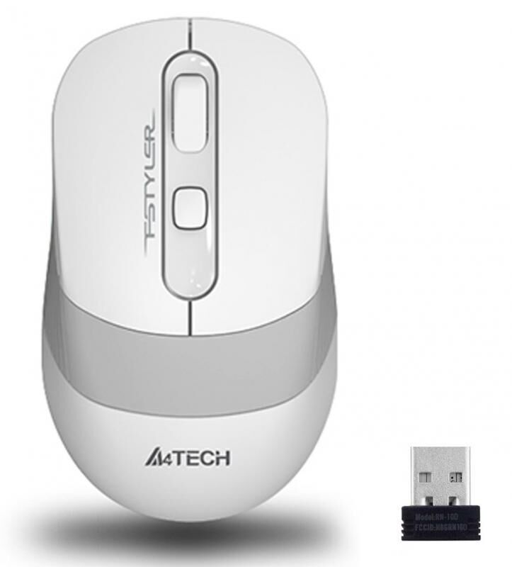 A4 TECH FG10-BEYAZ FG10 Kablosuz Optik Nano 2000DPI Beyaz Mouse