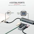 TRUST 23327 Halyx USB 3.2 5 Gbps 4 Portlu Alüminyum Merkez