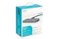 DIGITUS DA-70241 USB3.0 USB Hub 7 Port Alüminyum Koyu Gri Güç Adaptörlü Çoklayıcı