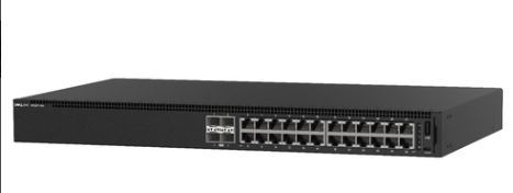 DELL DNN1124T-ON Dell EMC Switch N1124T-ON, L2, 24 ports RJ45 1GbE, 4 ports SFP+ 10GbE,