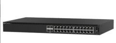 DELL DNN1124T-ON Dell EMC Switch N1124T-ON, L2, 24 ports RJ45 1GbE, 4 ports SFP+ 10GbE,
