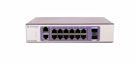 EXTRMNTWRK 16567 210-Series 12 port 10/100/1000BASE-T PoE+ 2 1GbE unpopulated SFP ports 1