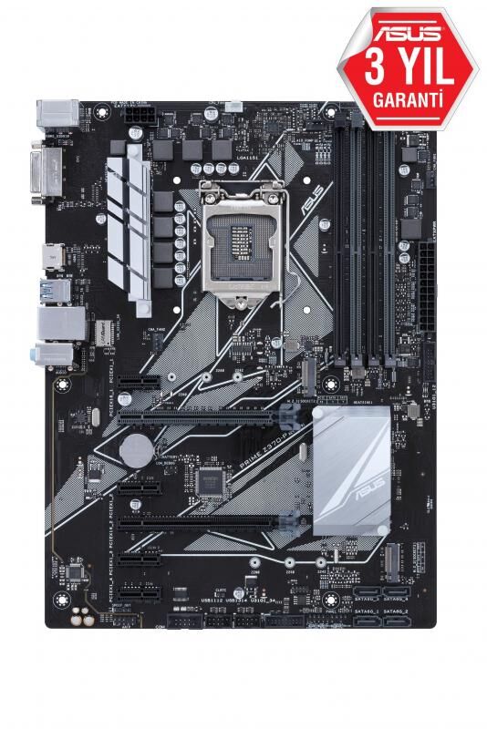 ASUS Intel Z370 1151 DDR4 4000MHz HDMI,DVI-D Anakart PRIME-Z370-P