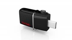 SANDISK 128GB Ultra Android Dual Drive USB3.0 Siyah USB Bellek SDDD2-128G-GAM46