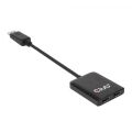 CLUB3D CSV-6200 Çoklu Akışlı Nakil Hub Display Port 1.2 Çift Monitör Çevirici