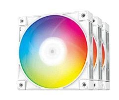 DEEPCOOL FC120WHITE3IN1 FC120 WHITE 3 IN 1 120×120×25mm RGB LED Soğutma