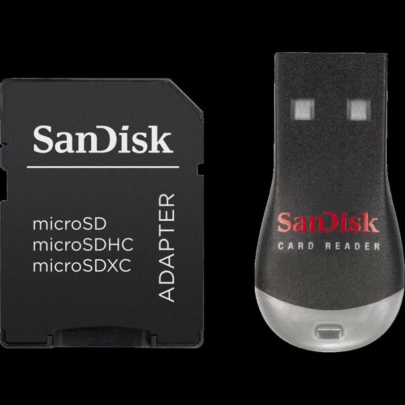 SANDISK 1GB Card Reader and Adaptor USB2.0 Çok Renkli USB Bellek